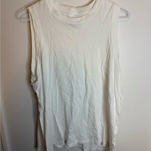 Carhartt White Ribbed Crewneck Tank Top